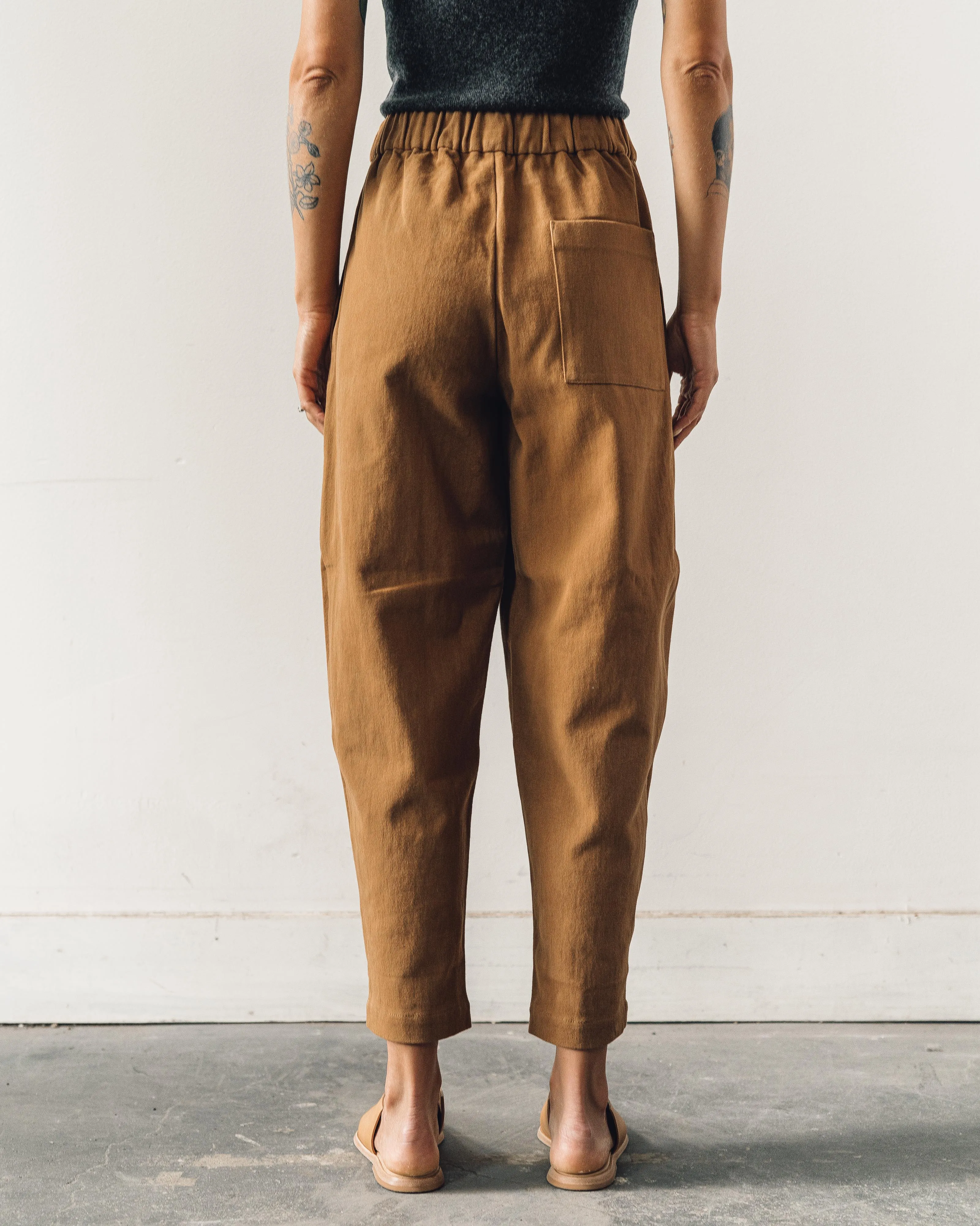 7115 Elastic Pull-Up Trouser, Cinnamon