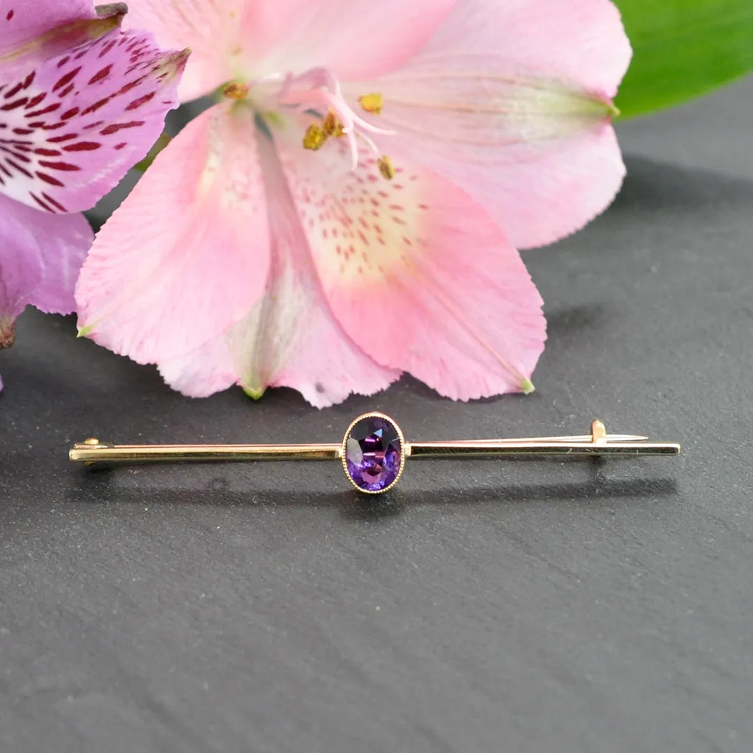 Amethyst Stock Pin