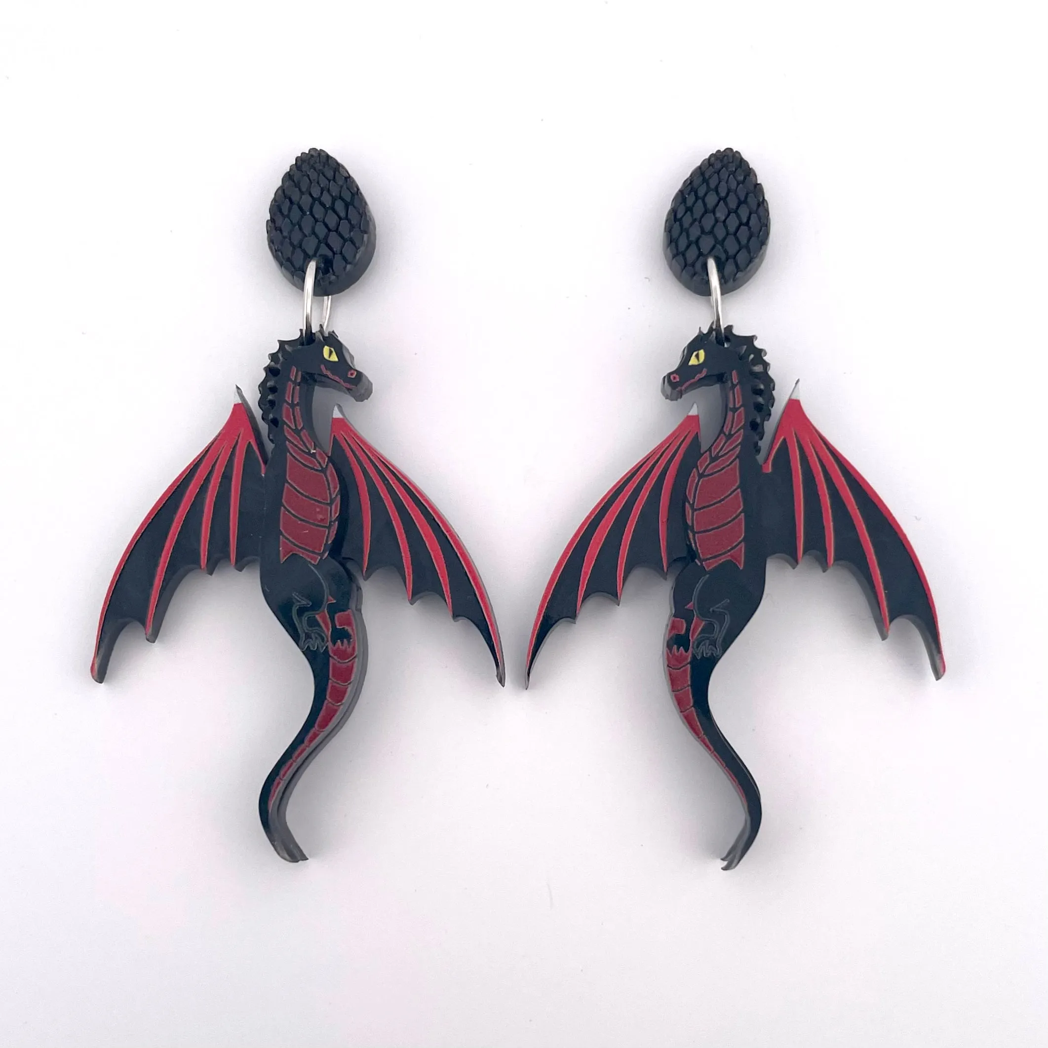 Black Dragon - earrings