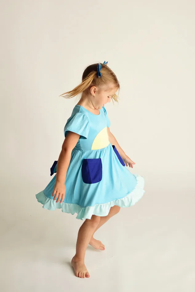 BLUE DOG DRESS PRE-ORDER