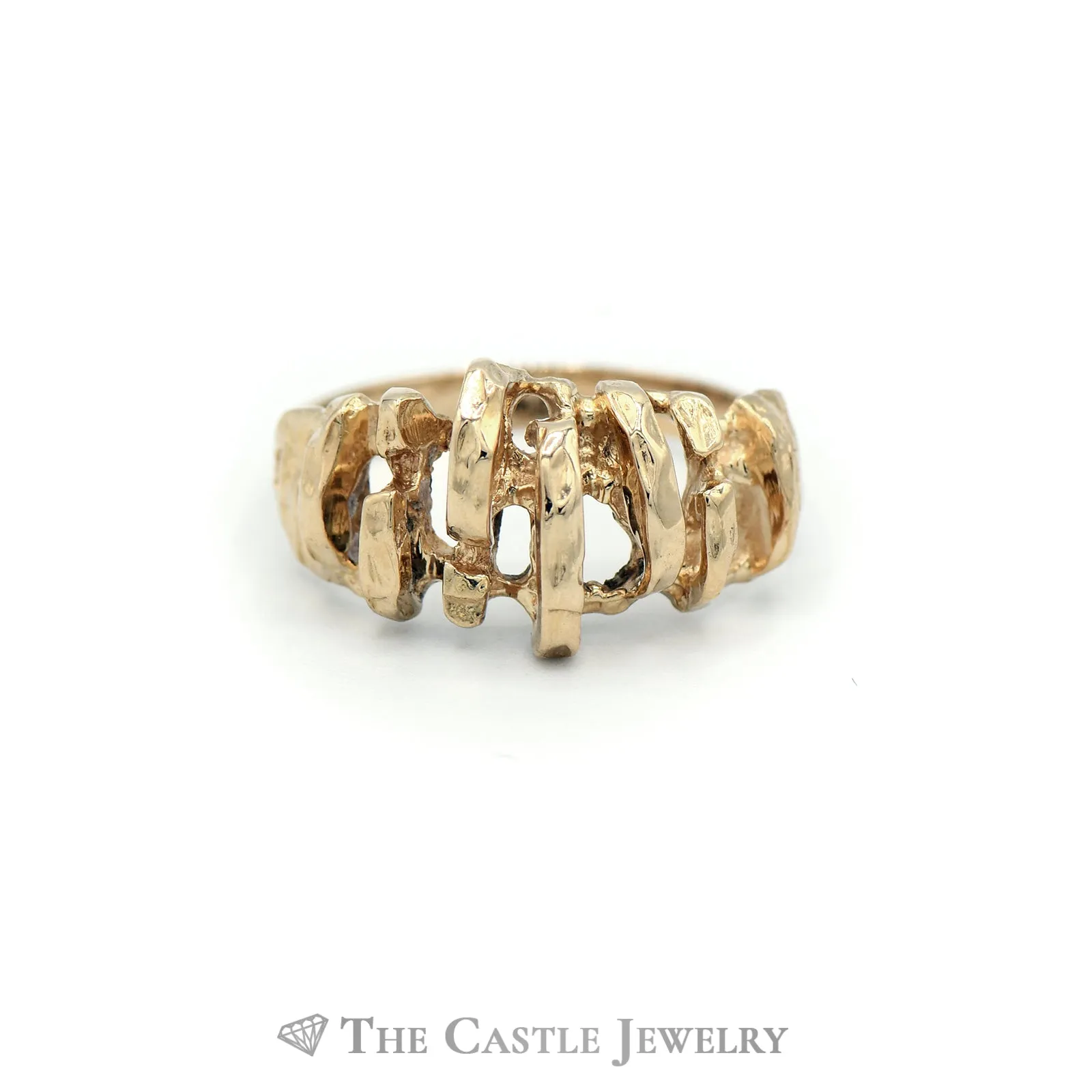 Cage Style Ring in 14KT Yellow Gold