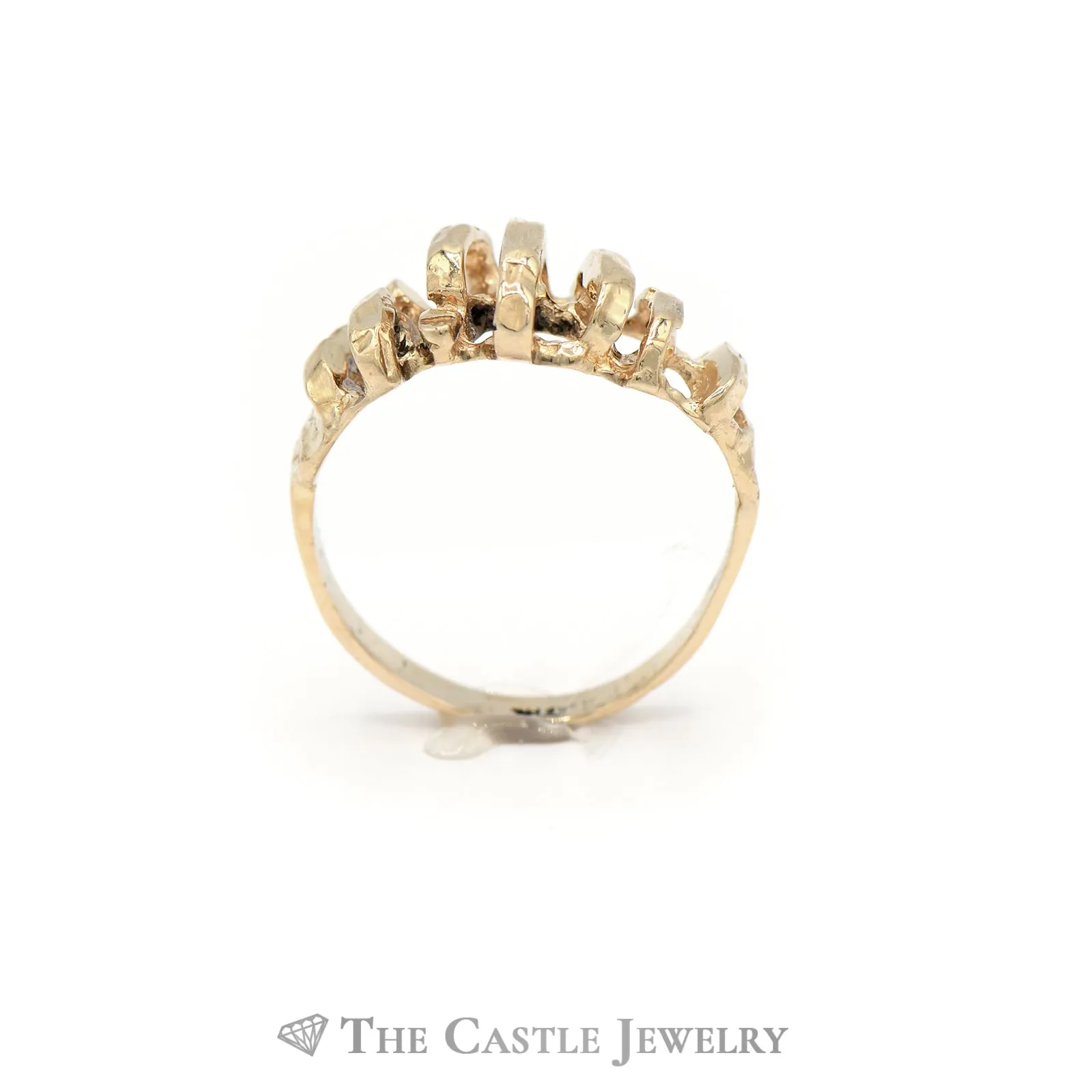 Cage Style Ring in 14KT Yellow Gold