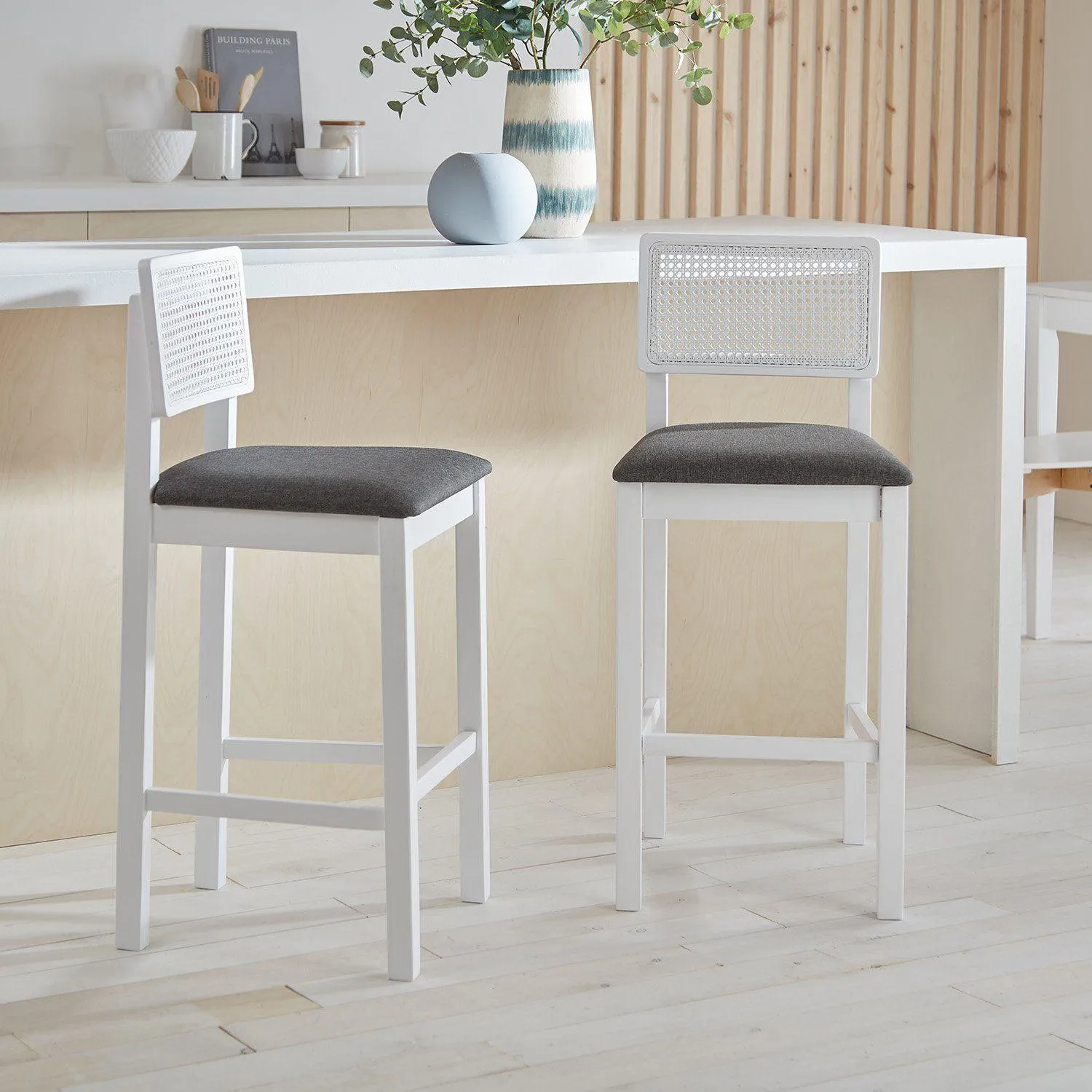 Charlie Bar Stool White