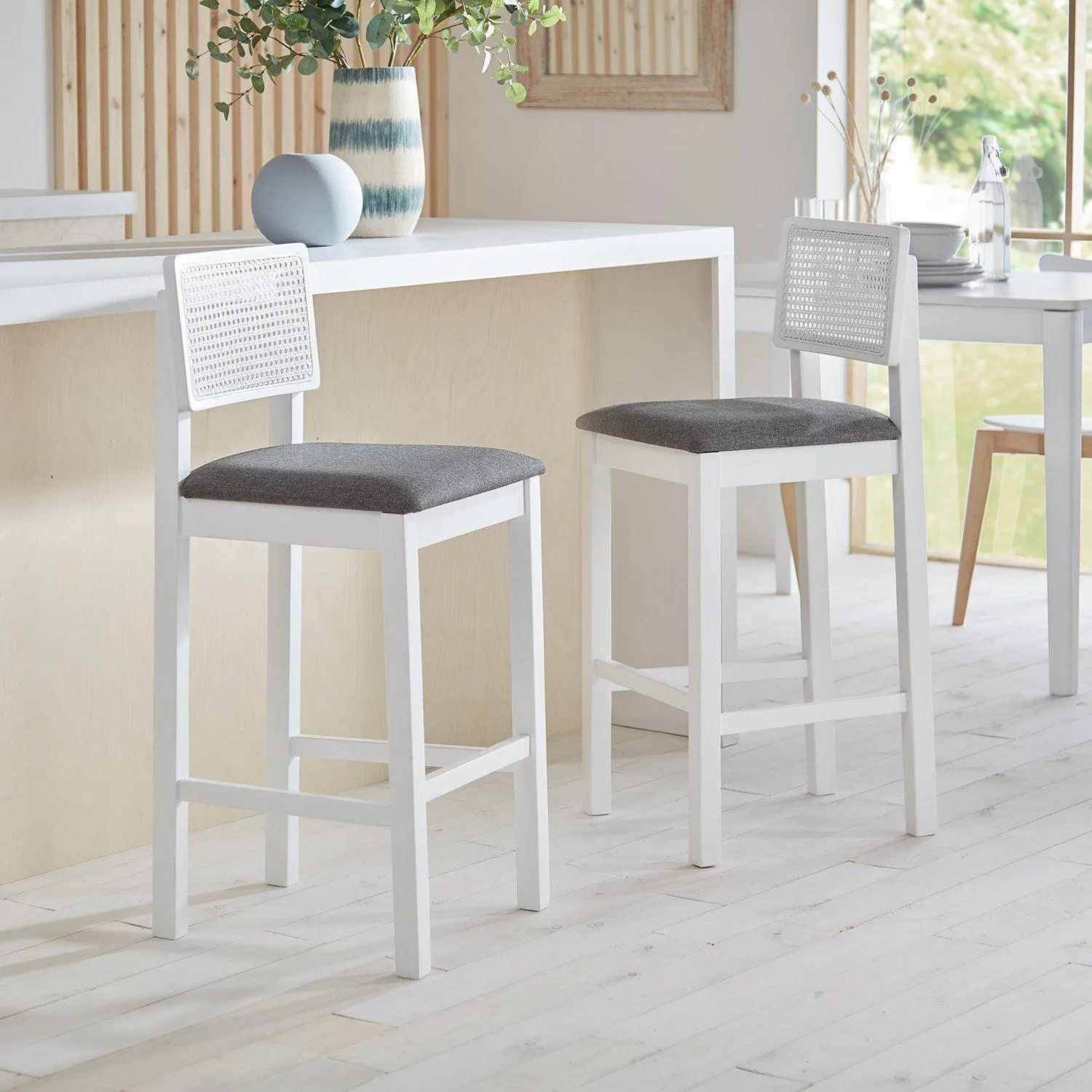 Charlie Bar Stool White