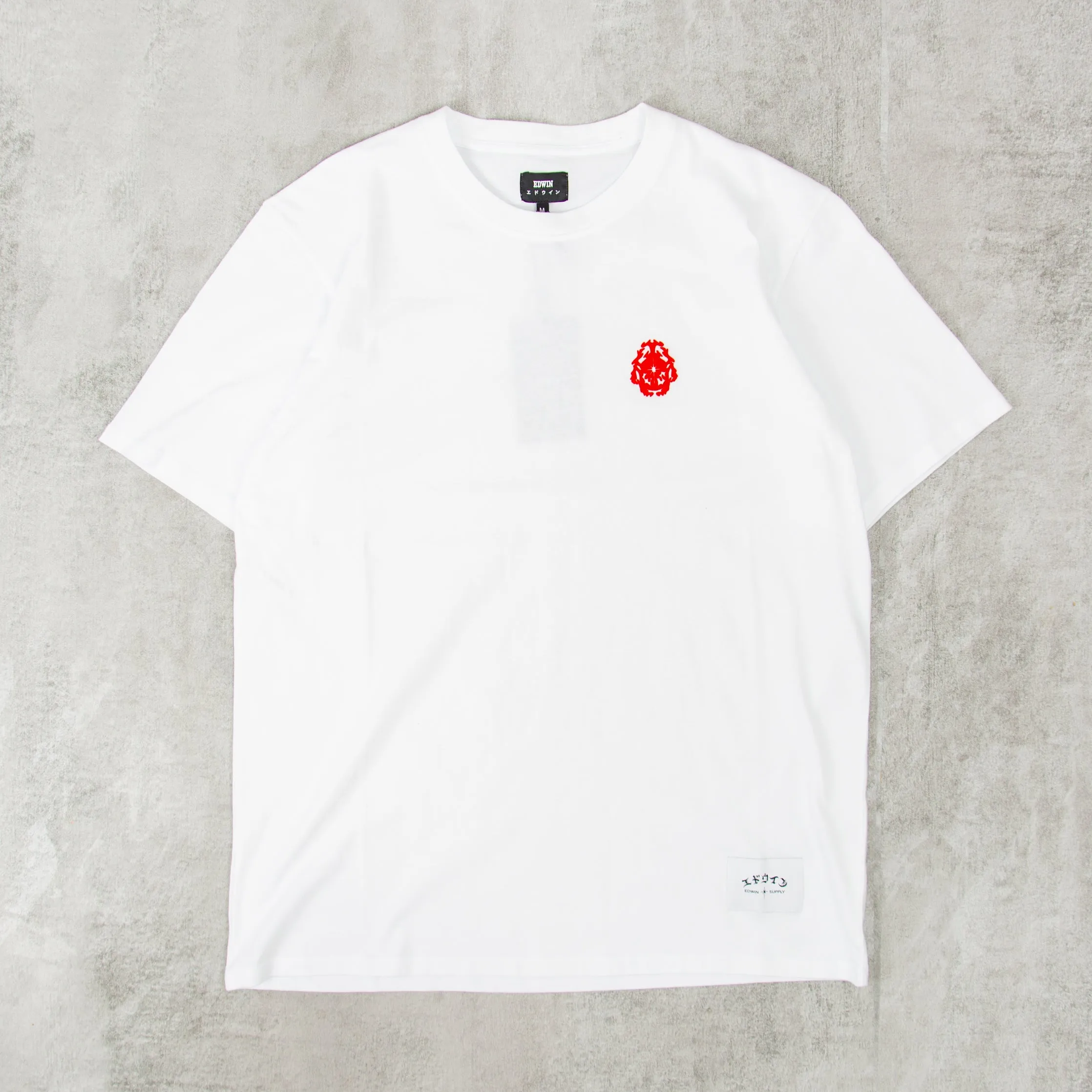 Edwin Beetle S/S Tee - White