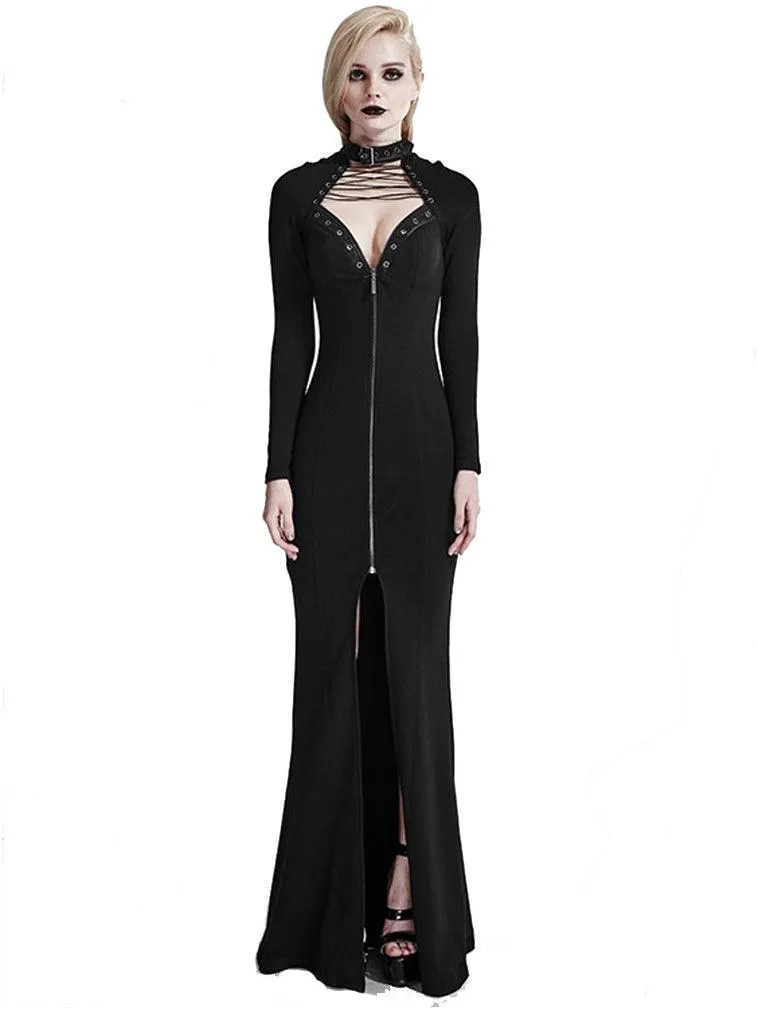 Fantasmogoria - BLACK MUSE DRESS - Womens Black Dress