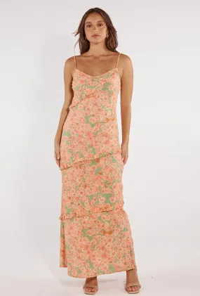 Gloria Maxi Dress - Flores Print