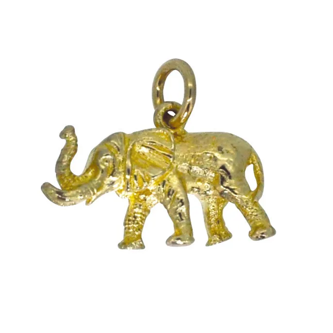 Gold Elephant Charm