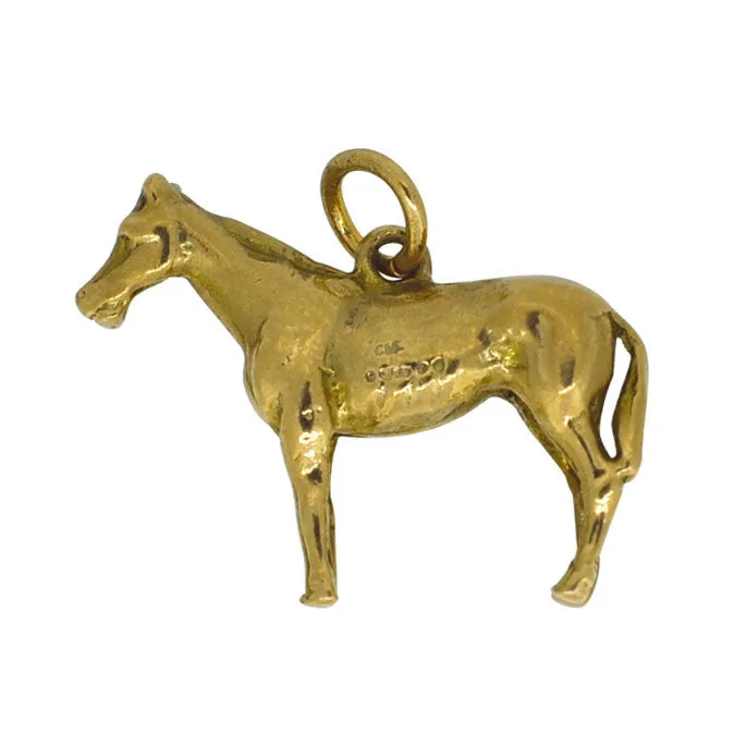 Gold Horse Charm