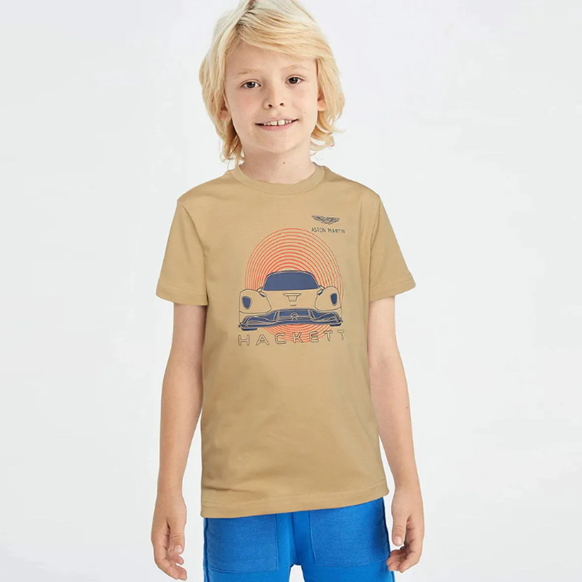 HC - Kids 'Beige' Aston Printed T-Shirt HC858