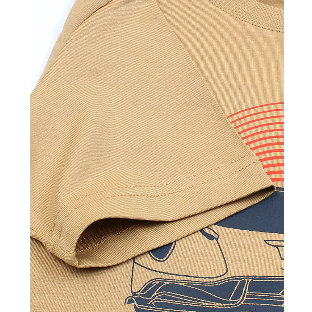 HC - Kids 'Beige' Aston Printed T-Shirt HC858