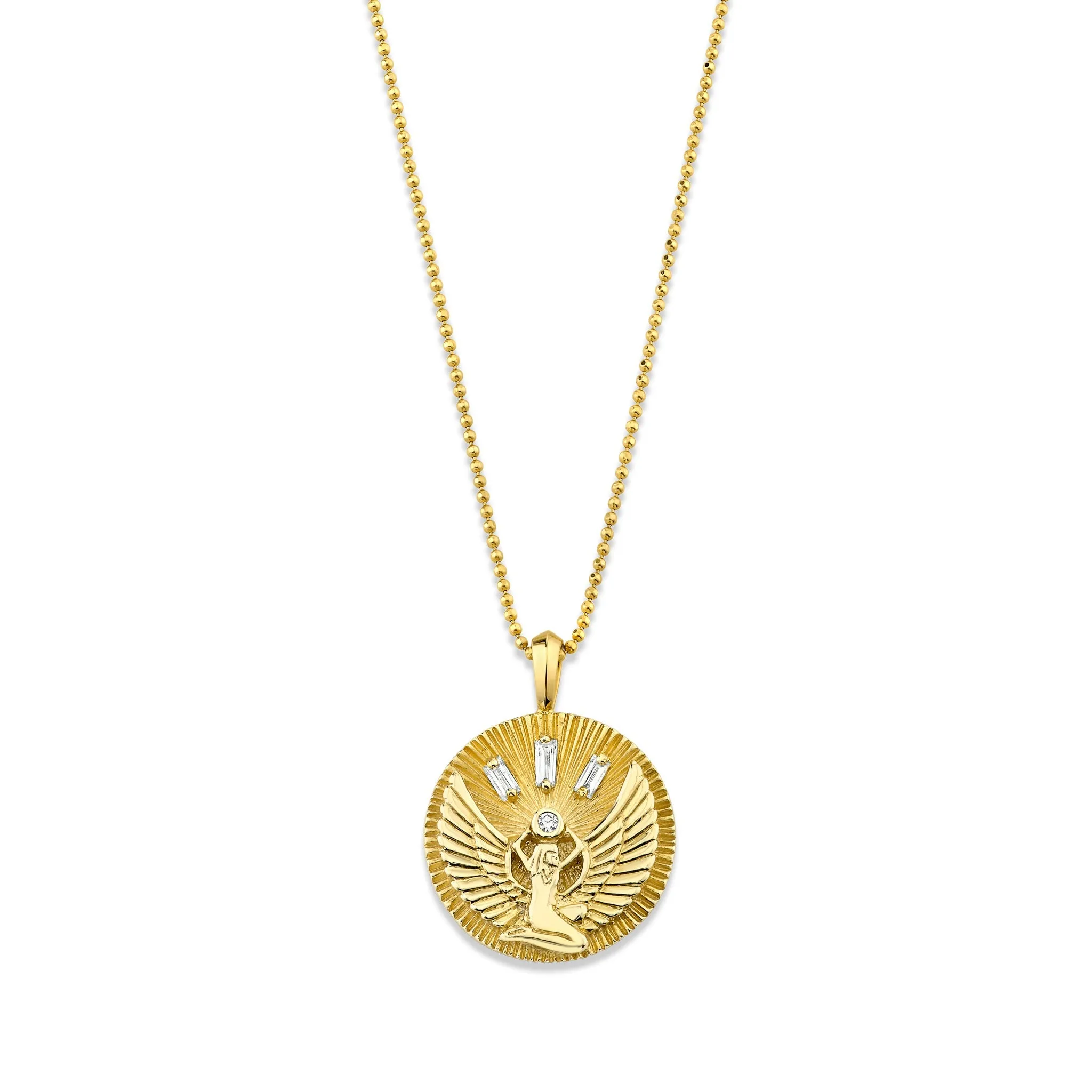 Isis Coin Pendant Necklace