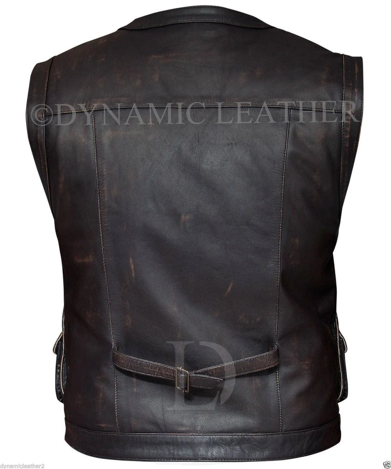 Jurassic World Chris Pratt Owen Grady Real Leather Vest