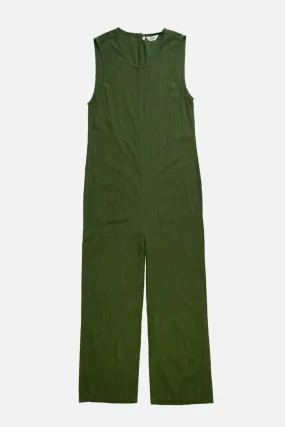 Kay Jumpsuit / Olive Space Dye