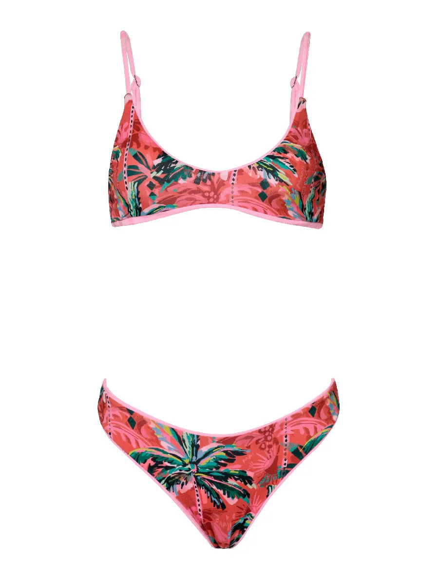 Maaji Blush Rose Liberties Classic Bralette Bikini Top