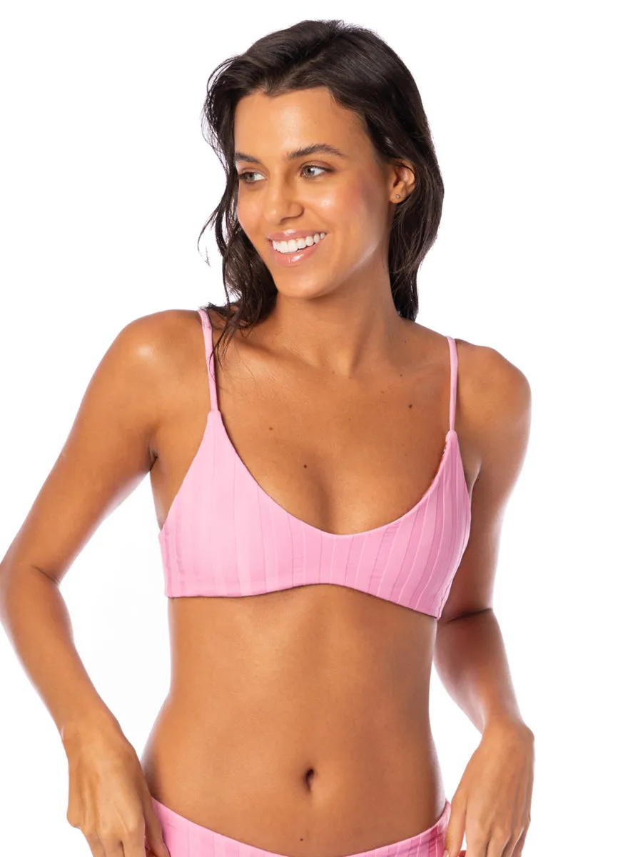 Maaji Blush Rose Liberties Classic Bralette Bikini Top