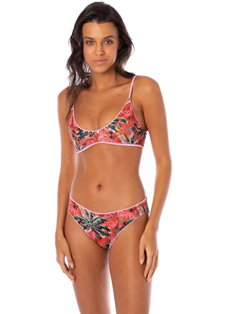 Maaji Blush Rose Liberties Classic Bralette Bikini Top