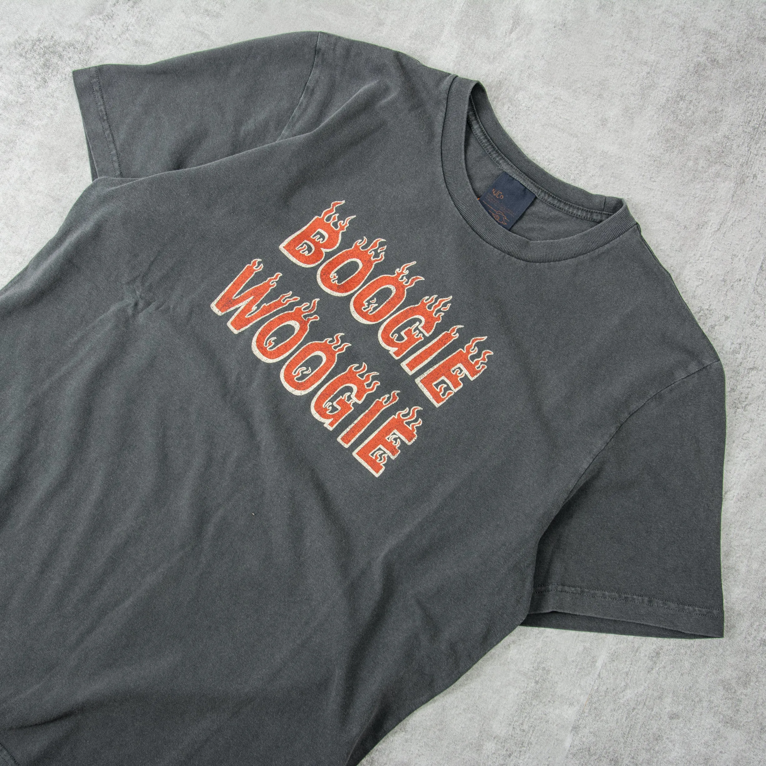 Nudie Roy Boogie Tee - Anthracite