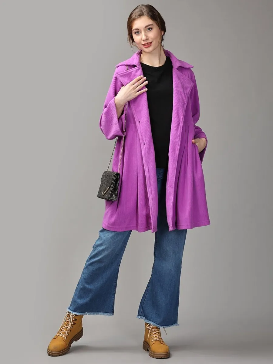 One Heck of a Color! Maternity Trench Coat