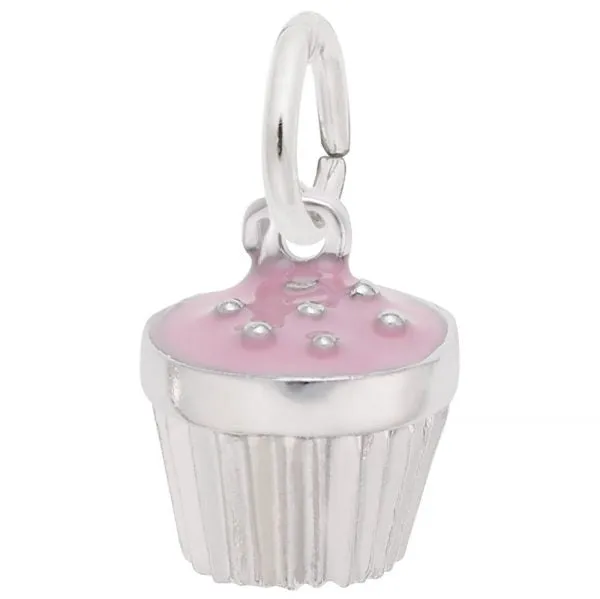 Pink Cupcake Charm