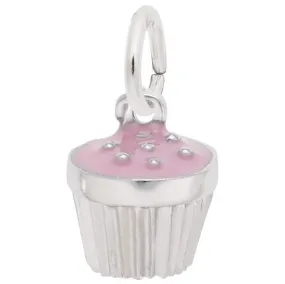 Pink Cupcake Charm