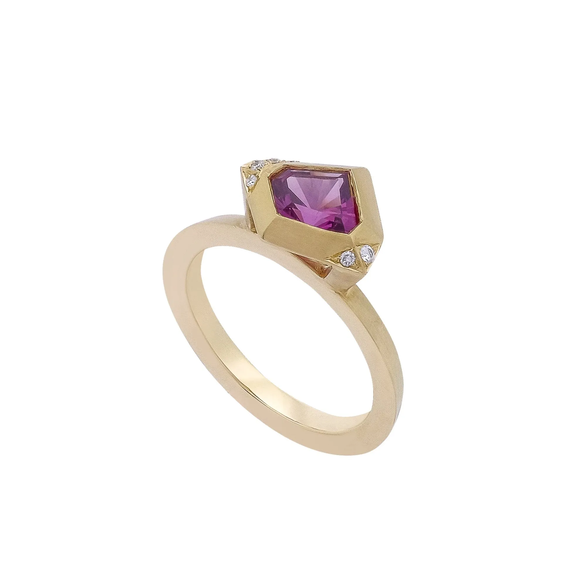 Rachel Yeung - Pink Garnet Ring