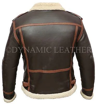 Resident Evil 4 Leon Kennedy Shearling Leather Jacket