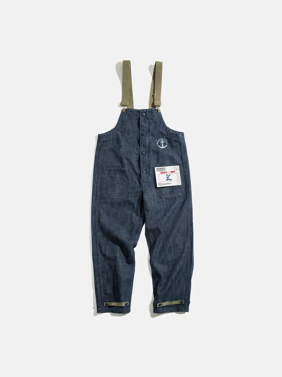 Retro US Navy Deck Overalls