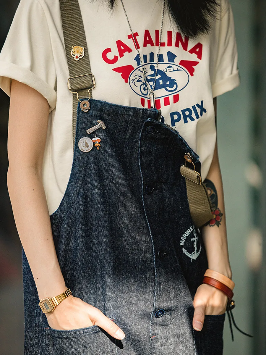 Retro US Navy Deck Overalls