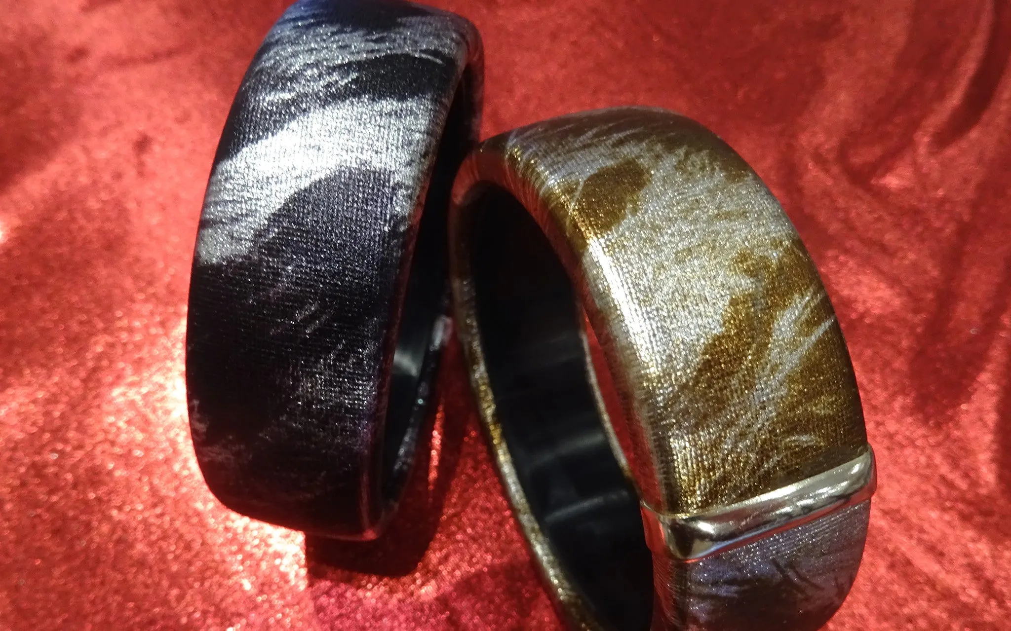 Satin Covered Bangle