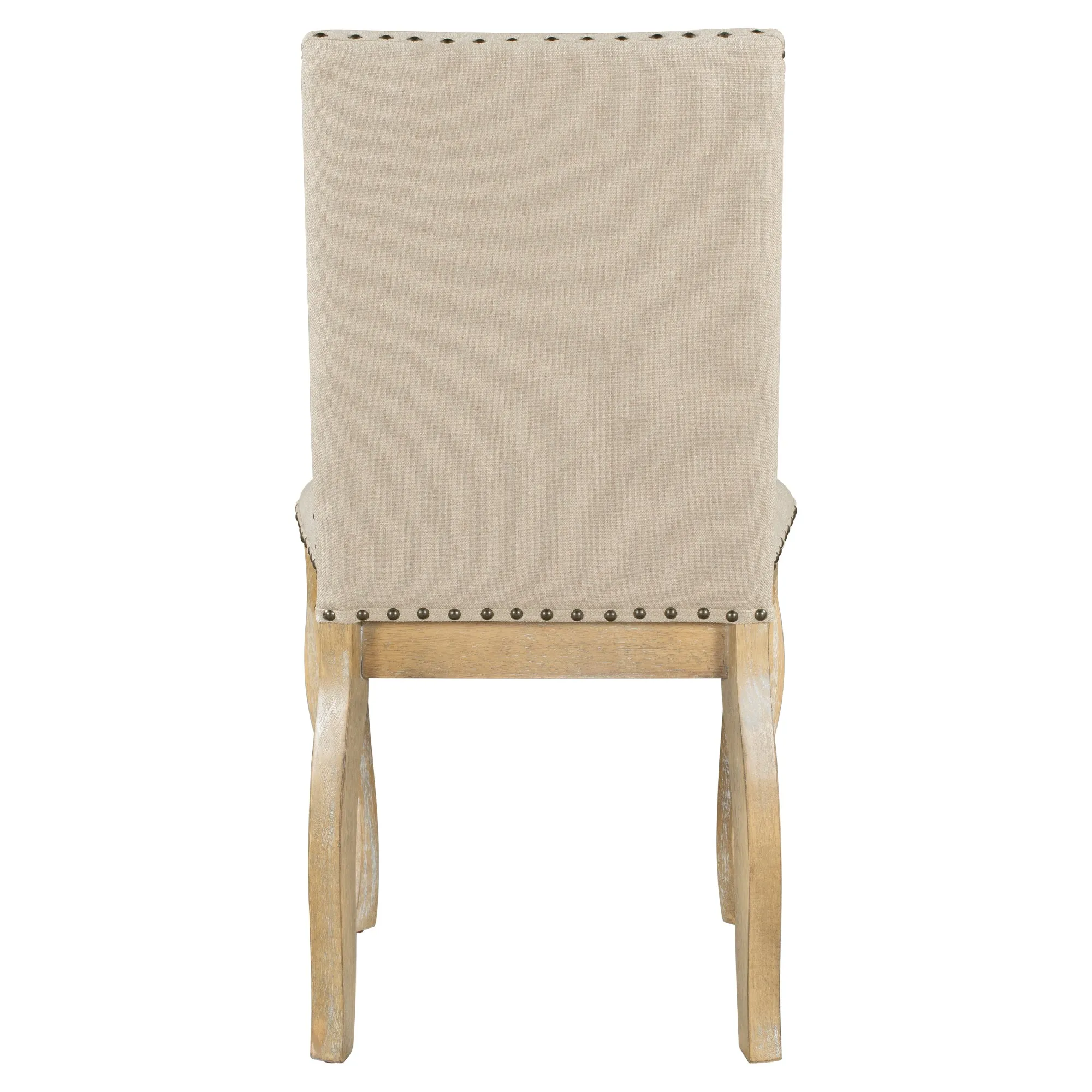 Stanley Dining Chairs with Nailhead (Set of 4) - Natural