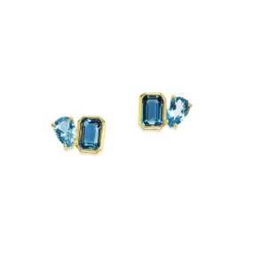 Toi et Moi Gemstone Studs