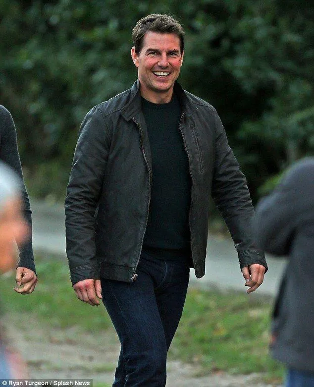 TOM CRUISE JACK REACHER NEVER GO BACK REAL LEATHER JACKET