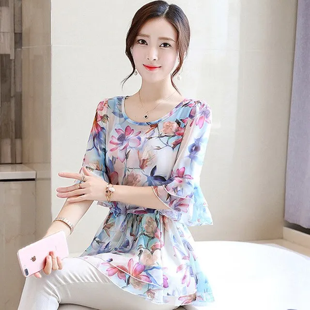 Women's Fashion Chiffon Shirt