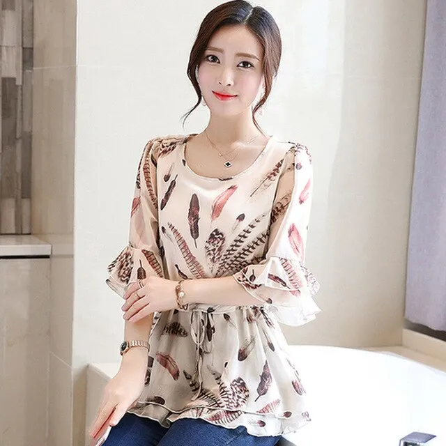 Women's Fashion Chiffon Shirt