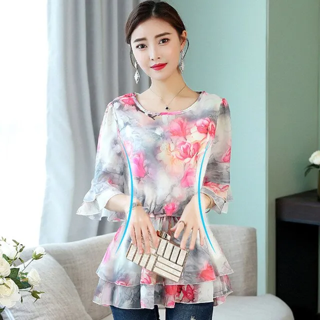 Women's Fashion Chiffon Shirt