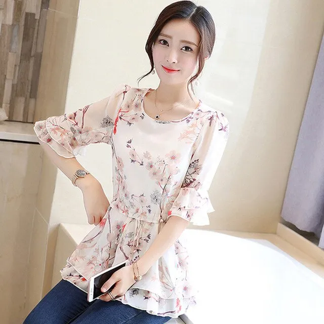 Women's Fashion Chiffon Shirt