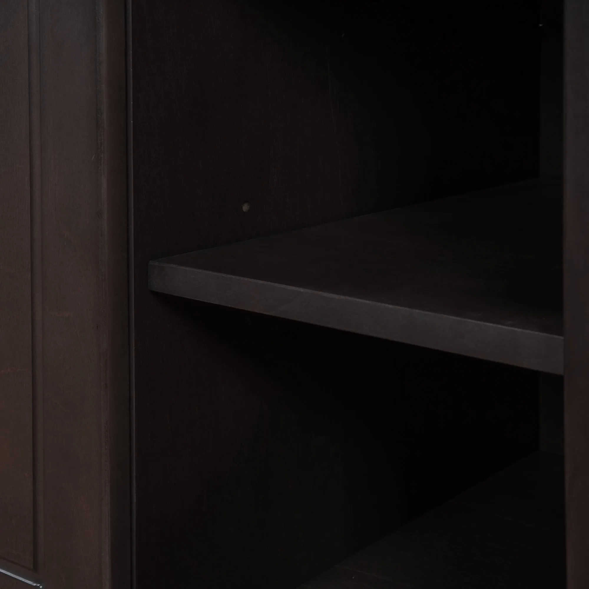 Wooden Bathroom Vanity with Ceramic Sink - Brown