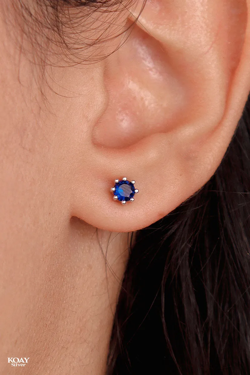 Zircon (031) Navy Earring