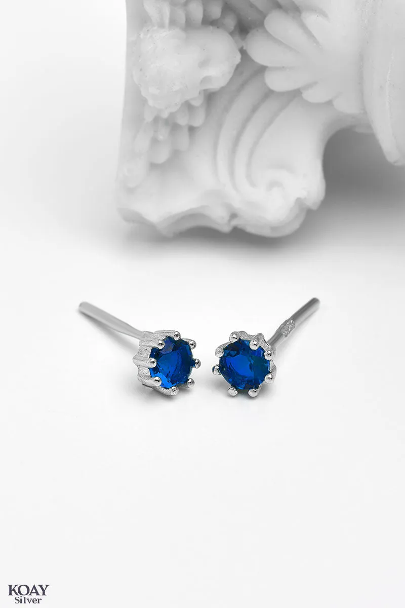 Zircon (031) Navy Earring